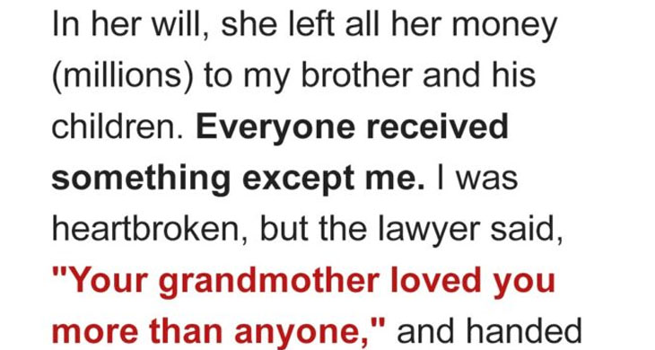 Linda Inherits Grandma’s Old Clocks & Greedy Brother Gets House, Turns Out She Got Almost $200K