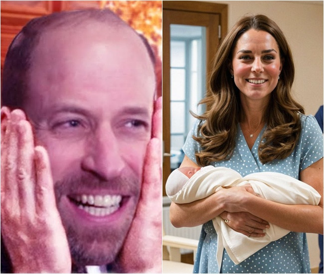 “Thank you, my beloved wife, welcome, my child…” William’s HILARIOUS REACTION to Catherine’s ACCIDENTAL REVELATION About Her Baby No.4 Sho.cks Fans