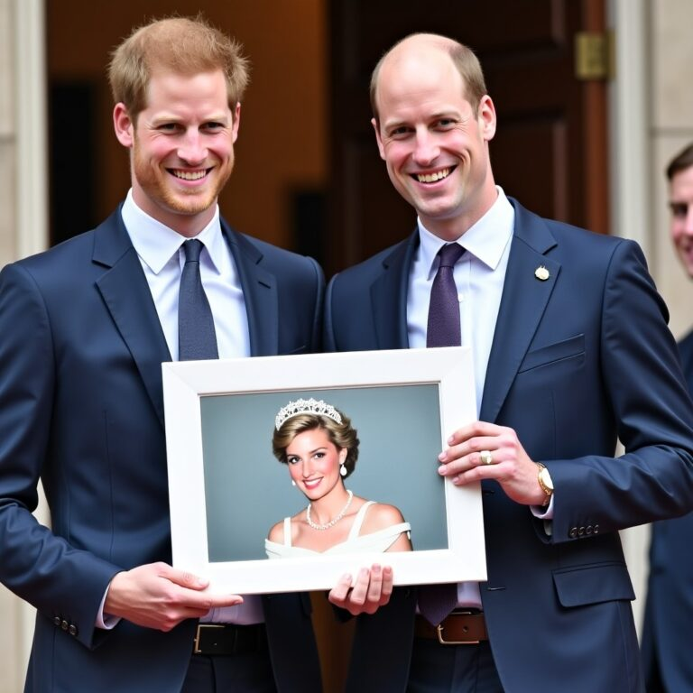 Despite the betrayal, Prince William welcomed Harry back to the Palace, and together they read the letter left by Mother Diana: “Our family is reunited, the one who harmed Mother is…” !!