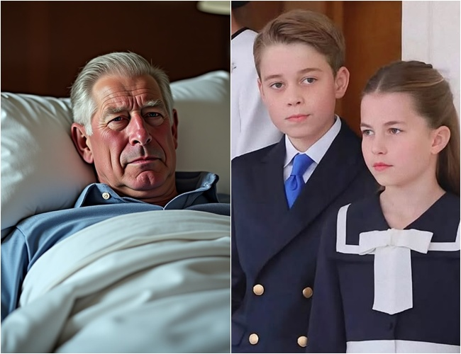 At the end of his life, King Charles finally confirmed the rumors about Prince George and Princess Charlotte: “I know, I am not actually your real grandfather…”