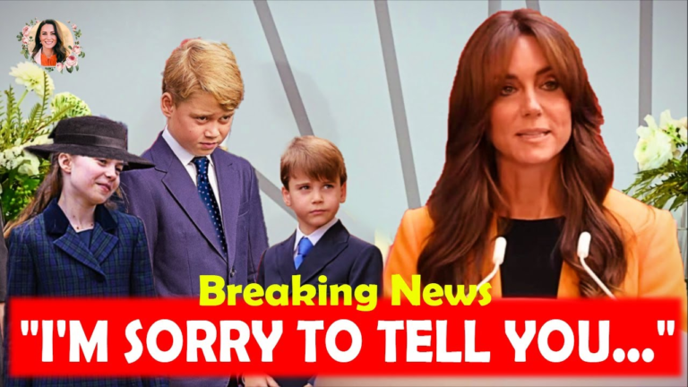 ROYALS IN TEARS! Catherine Announced Tragic News To George Charlotte Louis Before Official Notice.