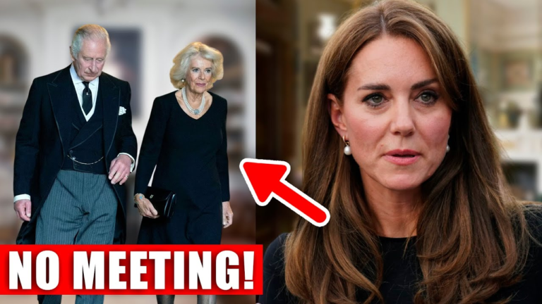 10 Minutes Ago! There Will Be No Meeting: Catherine Refuses to Meet with Camilla and King Charles .