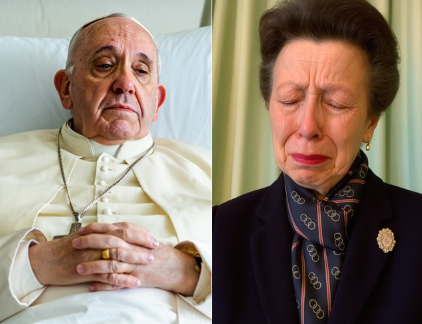 “With a Broken Heart, I Deeply Mourn for Princess Anne…” – Pope Francis Sends a Final Message to Princess Anne Before His Passing, Bringing All of Britain to Tears: “Farewell,Princess…”