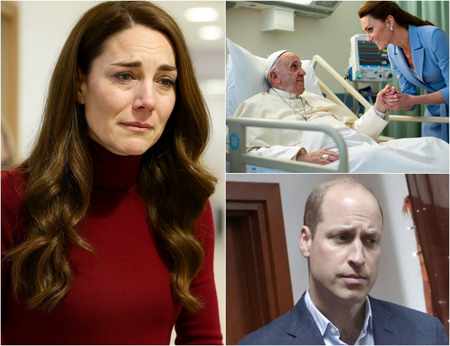 TRAGEDY 30 MINUTES AGO! Princess Catherine “loses sleep” after revealing Pope Francis’s final words before his death: “He hid it… turns out I will…”