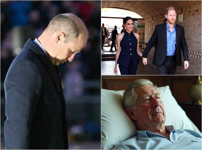 Urgent! Prince William officially called Harry back to the UK in the middle of the night after the doctors revealed the type of cancer King Charles has: “It’s too late to see father again…”