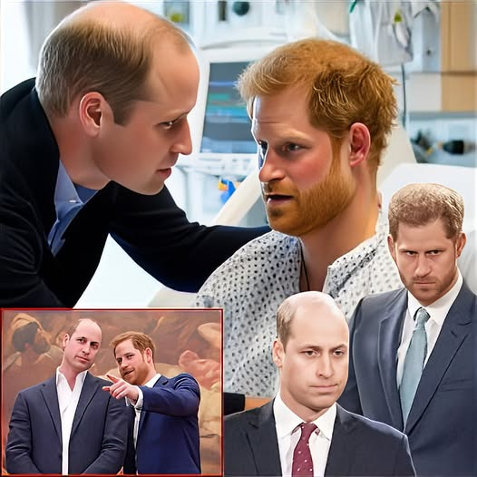 Heartbreak! Prince William rushes to the hospital to comfort his brother as Prince Harry breaks down—doctor delivers grim news, ‘Will you soon be reunited with your mother?’”