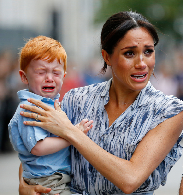 SHOCKING TRAGEDY: Meghan Markle Breaks Down Holding Her Son — “My Harry Has…” — America Stunned.