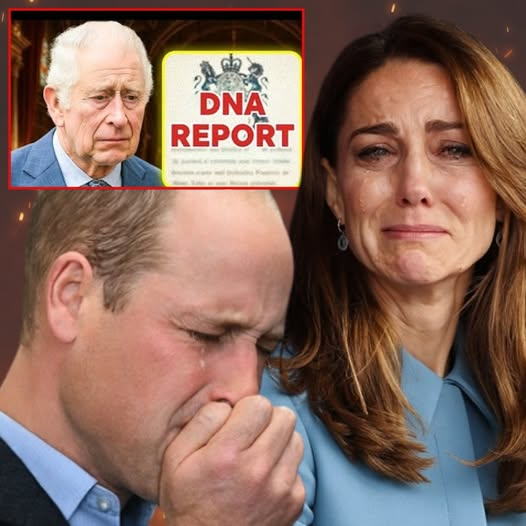 5 MINUTES AGO! Kate Middleton BURST into tears when she found Diana’s hidden DNA test results, realizing that a 40-year secret could no longer be concealed. King Charles was devastated as the palace confirmed: ‘William’s biological father is…’”