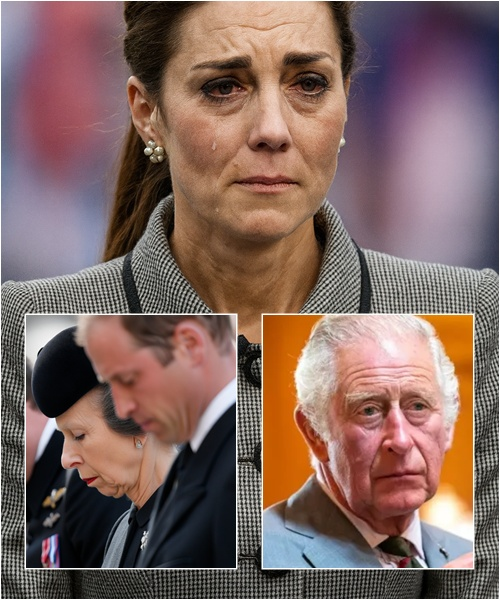 5 HOURS AGO: A single tear traced down Kate Middleton’s face as she fought to hold back sobs. Princess Anne bowed her head, with no cameras, no press — only silence. Never before have we witnessed a tragedy like this… the collapse of an empire.