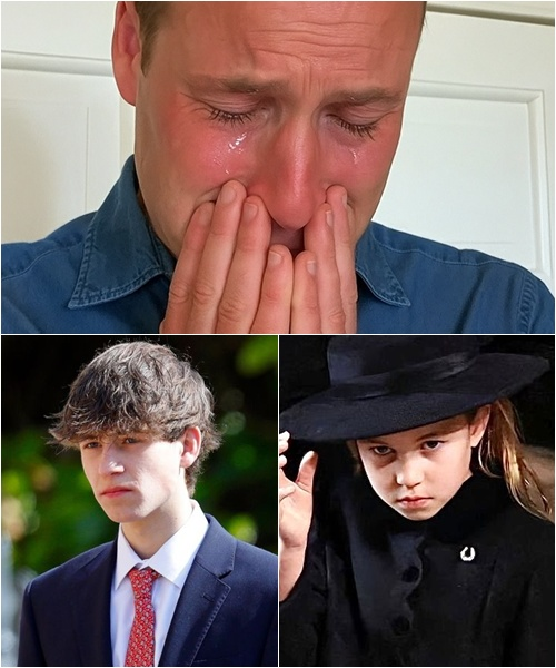 One stormy night at Buckingham… Tears streamed down William’s face as he screamed into the darkness: “I’ve lost her forever!” The monarchy crumbled into mourning, gathered beneath flickering candles. Princess Charlotte’s face warped in grief, eyes vacant. Then, echoing through the halls, came the voice of doom: “With deepest regret…”
