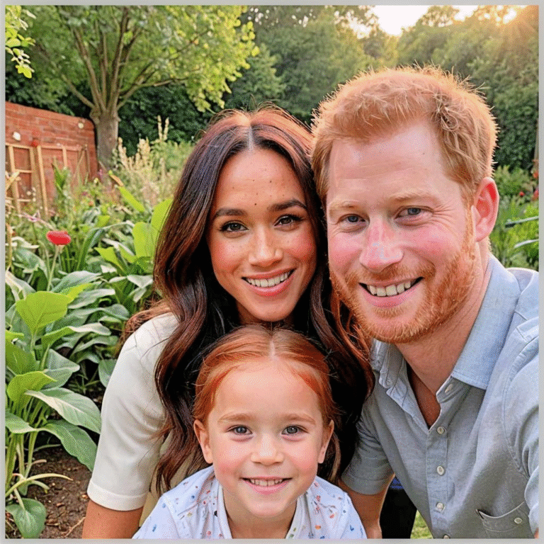 Lilibet, say hi to the fans!’ Prince Harry grinned ear to ear as he snapped a selfie, his daughter’s fiery red curls glowing under the afternoon sun. With a triumphant smile, Harry released Lilibet’s DNA results, silencing four years of gossip: ‘Open your eyes now!