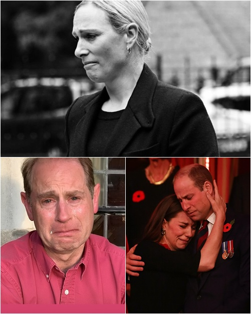 KENSINGTON IN DARKNESS! Just past 1 A.M., Zara Tindall stormed into Buckingham with tears streaming down her face, delivering shocking news. William and Kate shut out the media, locking doors for a private council. In the corner, Edward sat motionless — before erupting in sobs that silenced everyone: ‘… oh Lord…’”