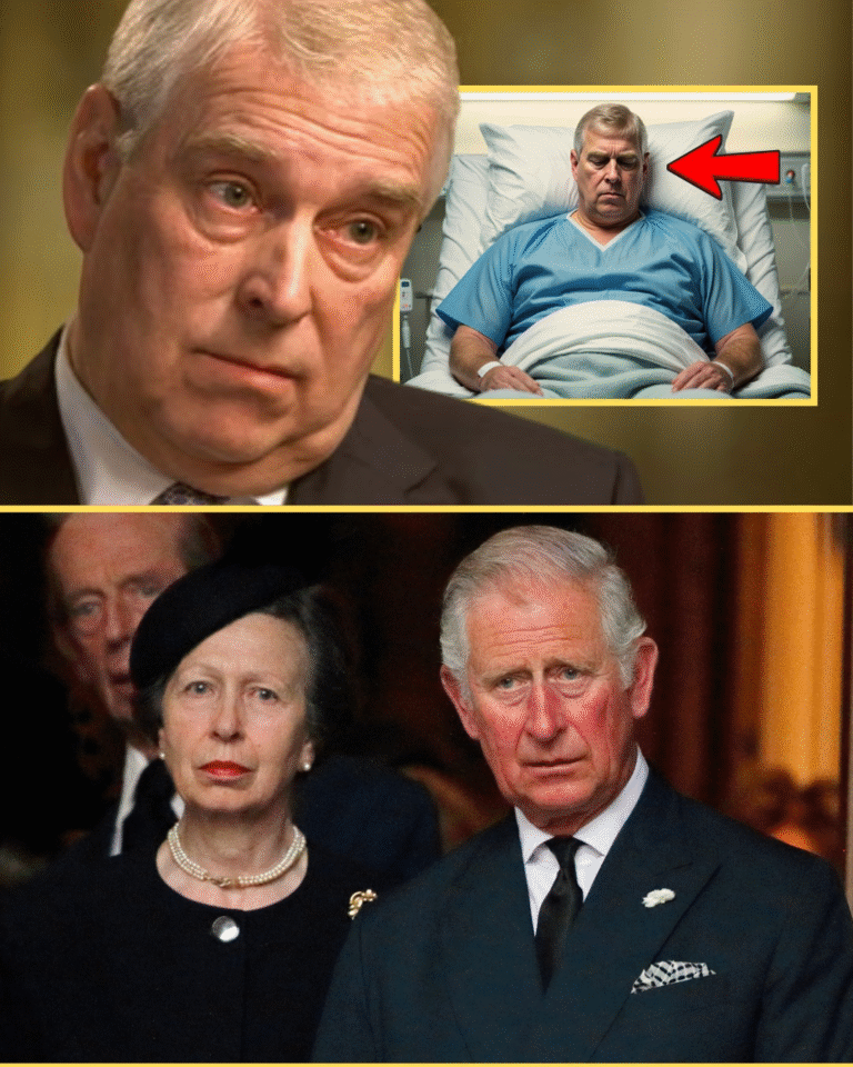 2 A.M. Last Night! King Charles and Princess Anne stood in silence, heads lowered, to deliver shocking news to the people. Anne’s hidden glance unsettled reporters, sparking confusion. Then, echoing through the great hall, came the devastating cry: ‘Oh, Andrew has…’”