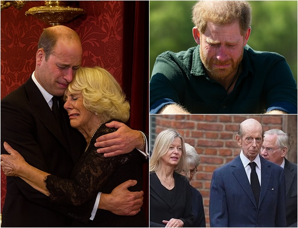 1 HOUR AGO! Buckingham drowned in darkness! For the first time, William clung to his ‘stepmother’ Camilla, sobbing like a child. The Palace announced HEARTBREAKING NEWS and urgently summoned the princes. Camilla embraced William as her own, her wailing voice echoing: ‘Oh my son…’”