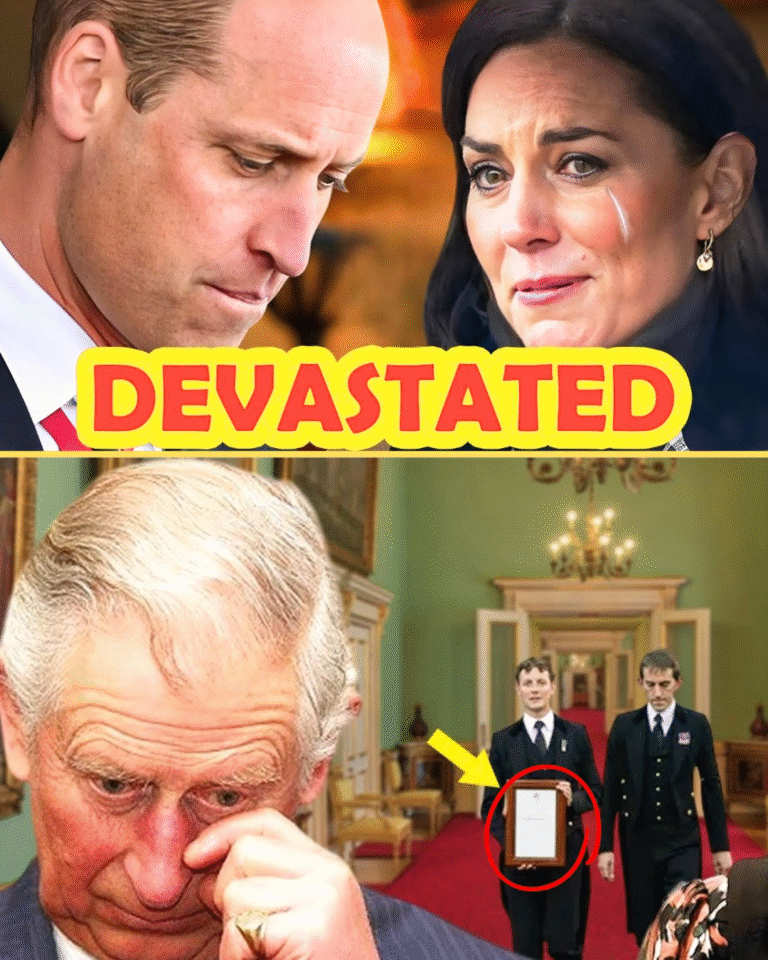 BUCKINGHAM IN TEARS! Only 3 minutes ago, Charles stood before the nation to declare a heartbreaking loss. A solemn memorial was lifted into the hall as William and Kate cried quietly. The press barred from reporting, the only words escaping the Palace: ‘We regret to inform you…’”