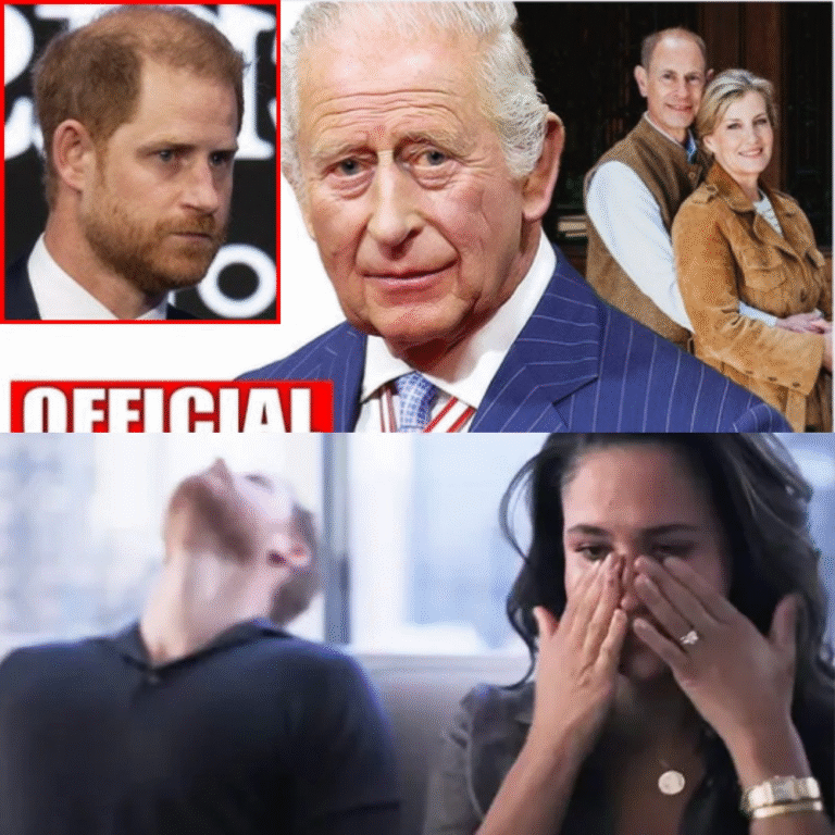 SAD NEWS 10 MINUTES AGO! Sophie and Edward rushed into the Palace to deliver URGENT NEWS to the entire royal family. Buckingham immediately raised white flags, and the press was locked out. King Charles called a secret meeting before declaring the heartbreaking words: ‘Oh God… Harry has…’”