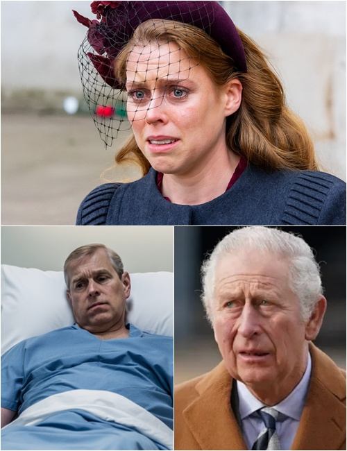 “BREAKING: King Charles Declares URGENT State Of Emergency Over Prince Andrew — Beatrice In Tears At Hospital” Just 3 minutes ago, the Palace confirmed the royal emergency that has stunned Britain. King Charles’s chilling words — “It’s worse than you think…” — echoed across the nation. Moments later, Beatrice arrived at the hospital, screaming through tears: “My father… he’s…”