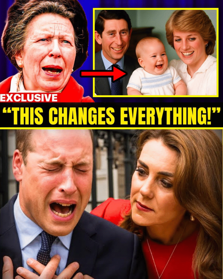 Last night, Princess Anne’s confession sent tremors through the monarchy. Diana’s letter, locked away for 40 years, exposed a dark truth. A DNA result—suppressed by powerful hands. William’s voice cracked as he admitted: “I’m so sorry… the DNA revealed—” And in that silence, the fate of the throne hung by a thread.