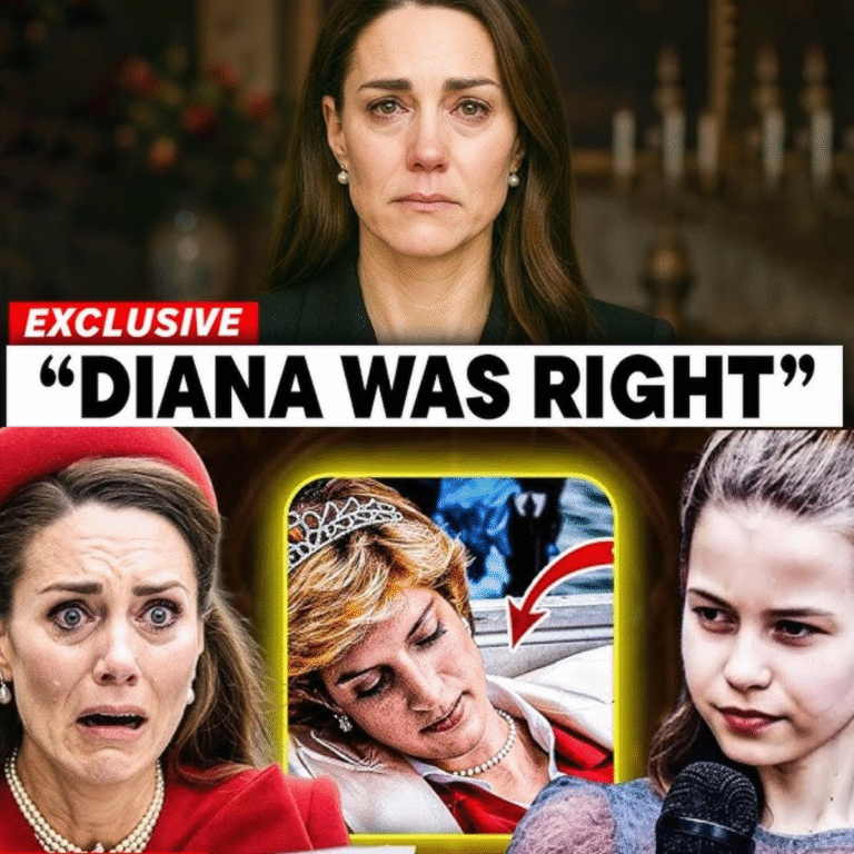 “She was wrong…” Princess Catherine burst into tears as the secret DNA files of the late Queen Diana were finally exposed. The monarchy of nước Anh trembled as a 40–year rumor turned out to be true. Her sobs echoed through the moonlit halls of Buckingham Palace as a letter written by Diana herself surfaced — a letter that would change the royal lineage forever. “Heavens… so Princess Charlotte…”