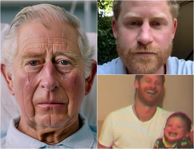 Tragedy! King Charles sheds silent tears as Harry utters his final “farewell” after a disaster strikes him in the U.S.: “I’m sorry, Dad… please take care of my son…”