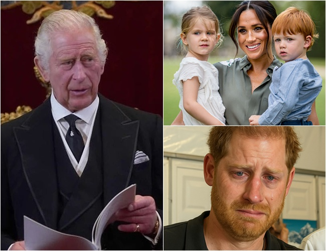 Tragedy! King Charles heartbroken after DNA tests reveal Lilibet and Archie are not his grandchildren: “How dare you deceive us…?”