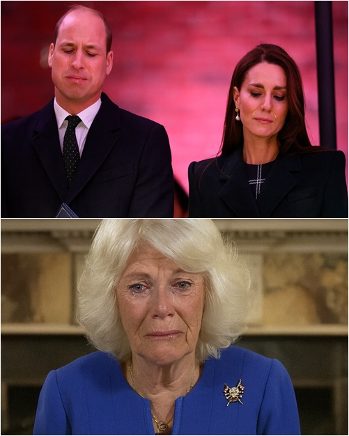 SAD NEWS 1 HOUR AGO! For the first time, William and Kate shed tears of grief for Camilla. They put aside hatred — not for power, but for love. In the haunting silence of Kensington, William’s cry rang out: ‘Oh God, my stepmother…’”