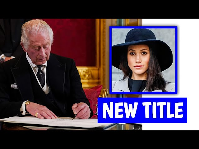 2 MINUTES AGO! Meghan FURIOUS After King Charles Drops a “Pointed” New Title — and the Palace Is Buzzing. A shockwave ripples through the royal circle as King Charles unveils a brand-new title that many believe carries a subtle message aimed squarely at Meghan Markle. The revelation ignites a wildfire across social platforms, where fans argue over whether it was calculated, symbolic, or wildly misread. Insiders whisper that Meghan’s reported reaction has instantly become the hottest headline of the day.