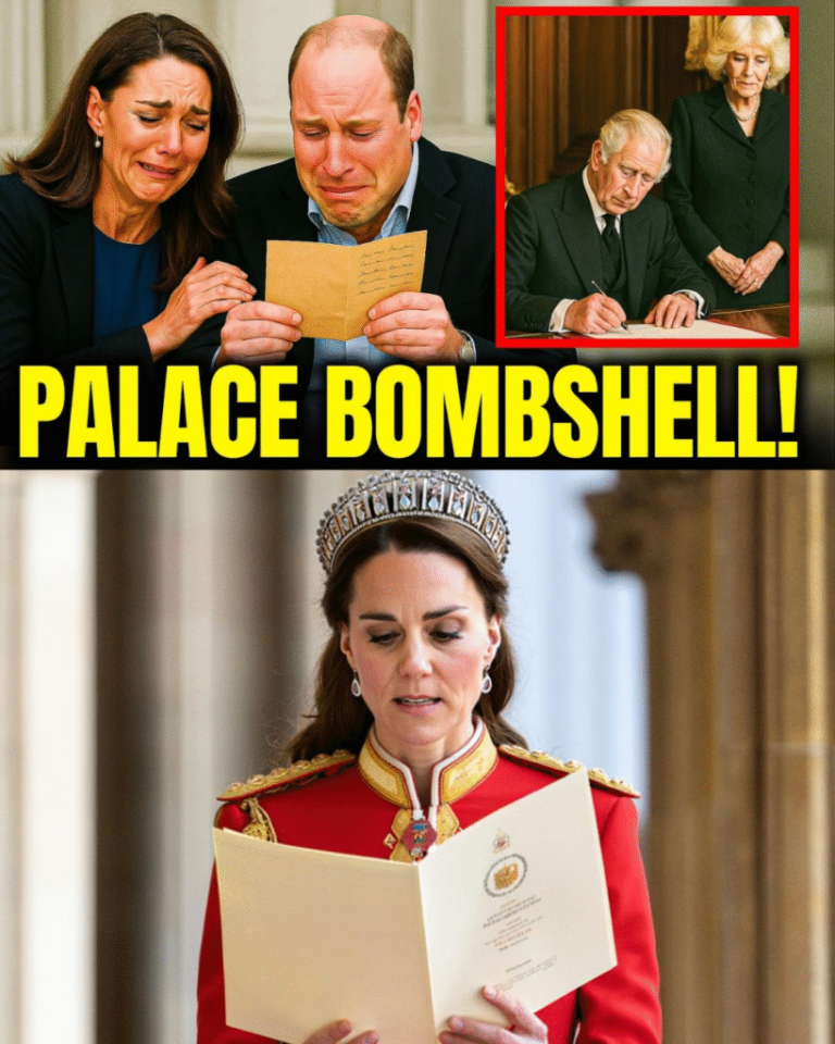 SAD NEWS — 5 HOURS AGO! Kate Middleton delivered a shocking announcement that shook the monarchy to its core. Prince William broke down in tears, calling an emergency secret meeting. King Charles turned pale as he screamed across the grand hall: ‘Oh God… my wife has…’”