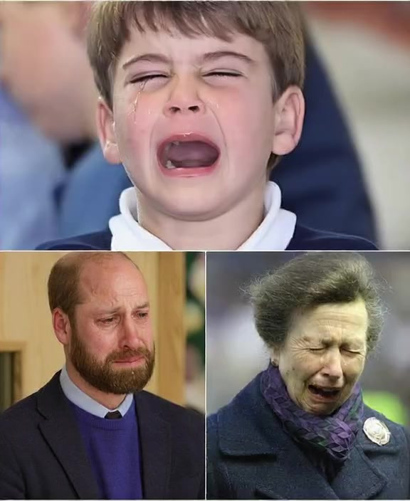 5 HOURS AGO: Prince Louis’s heart-shattering screams echo through Buckingham Palace as the night turns to chaos. Prince William delivers devastating news to the nation, while Princess Anne collapses in tears in the rain, crying out: “Oh dear God… Louis—”