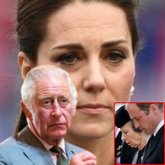 5 HOURS AGO: A lone tear slipped down Kate Middleton’s cheek as she battled to contain her grief. Princess Anne stood with her head bowed — no cameras, no press, only an aching silence. Never before has the world seen a tragedy this profound… the fall of an empire