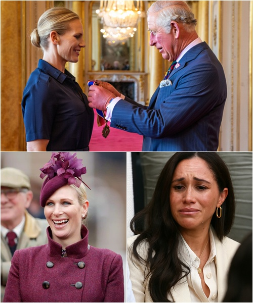 3 MINUTES AGO! Zara Tindall was officially appointed by King Charles to replace Meghan Markle as Duchess of Sussex, with Meghan stripped of all her titles. Harry remained silent, while the entire palace erupted in applause… but one shocking royal secret is still hidden from the public.