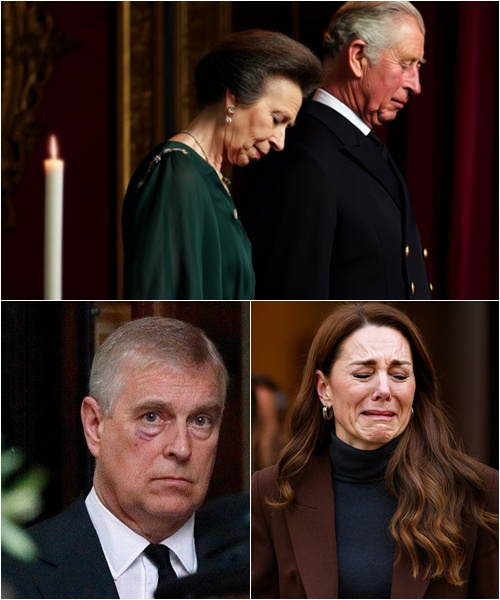 1 MINUTES AGO: “Farewell… forever…” Kate’s voice cracked, heavy with grief, slicing through the suffocating silence. No press, no cameras — only the raw sound of hearts breaking, sobs ricocheting off the palace walls. Princess Anne wept openly, whispering, “We are so sorry…” Yet in that sea of sorrow, a devastating truth remained untold.