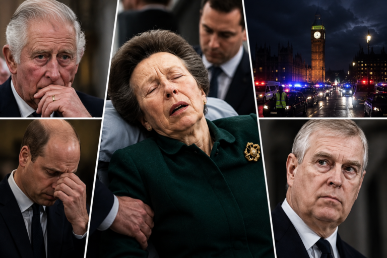 BREAKING! Princess Anne Collapses as an Urgent Royal Crisis Unfolds—A Dark Night Falls Over London. Prince Andrew Has Just Been Confirmed to Have…