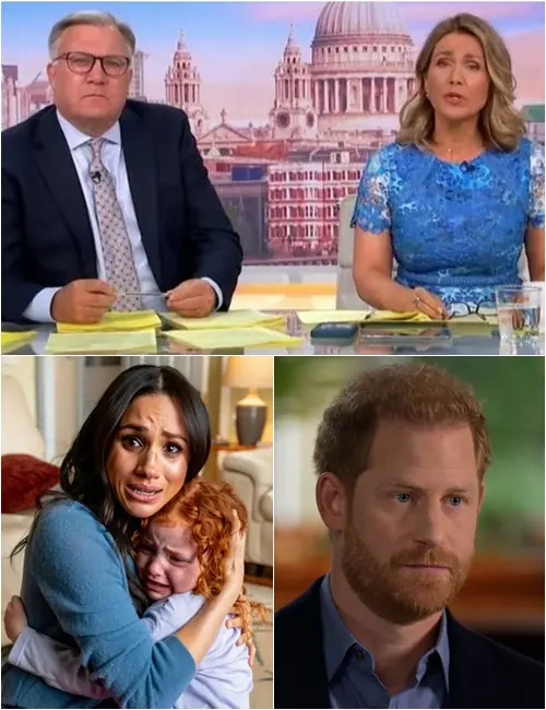 SAD NEW 1 MINUTE Ago! Good Morning Britain host stops the show to deliver DEVASTATING NEWS about Prince Harry in the U.S.! Meghan Markle seen in tears clutching her daughter, crying out, “Oh my husband…” — viewers left in absolute shock!