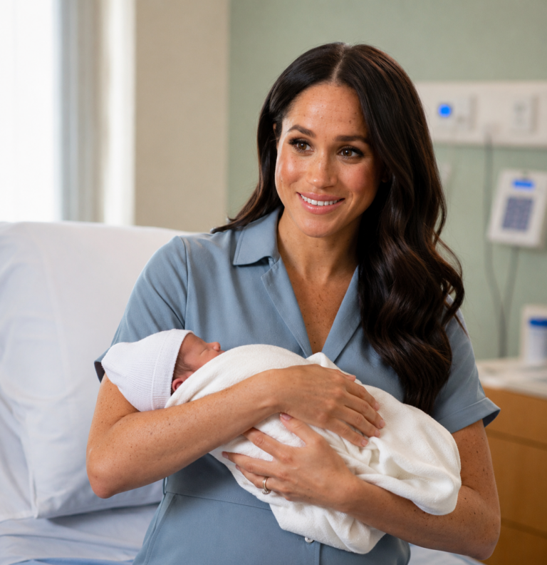 Great News! Meghan Markle receives a “big gift” from the royal family after revealing she gave birth to her third child last week: “I’m sorry for hiding this from you