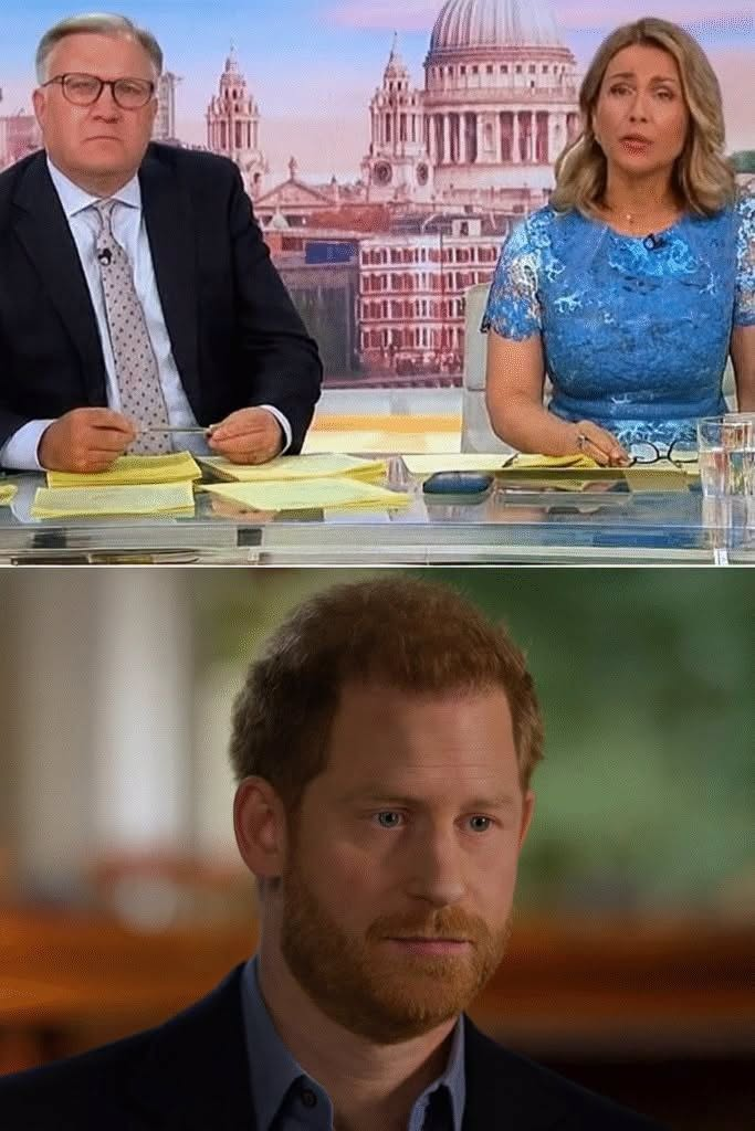 SAD NEW 1 MINUTE Ago! Good Morning Britain host stops the show to deliver DEVASTATING NEWS about Prince Harry in the U.S.! Meghan Markle seen in tears clutching her daughter, crying out, “Oh my husband…” — viewers left in absolute shock!