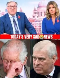HEARTBREAKING THIS MORNING! Good Morning Britain Halts Live Broadcast to Deliver a Royal Update. The Palace Confirms Prince Andrew Has