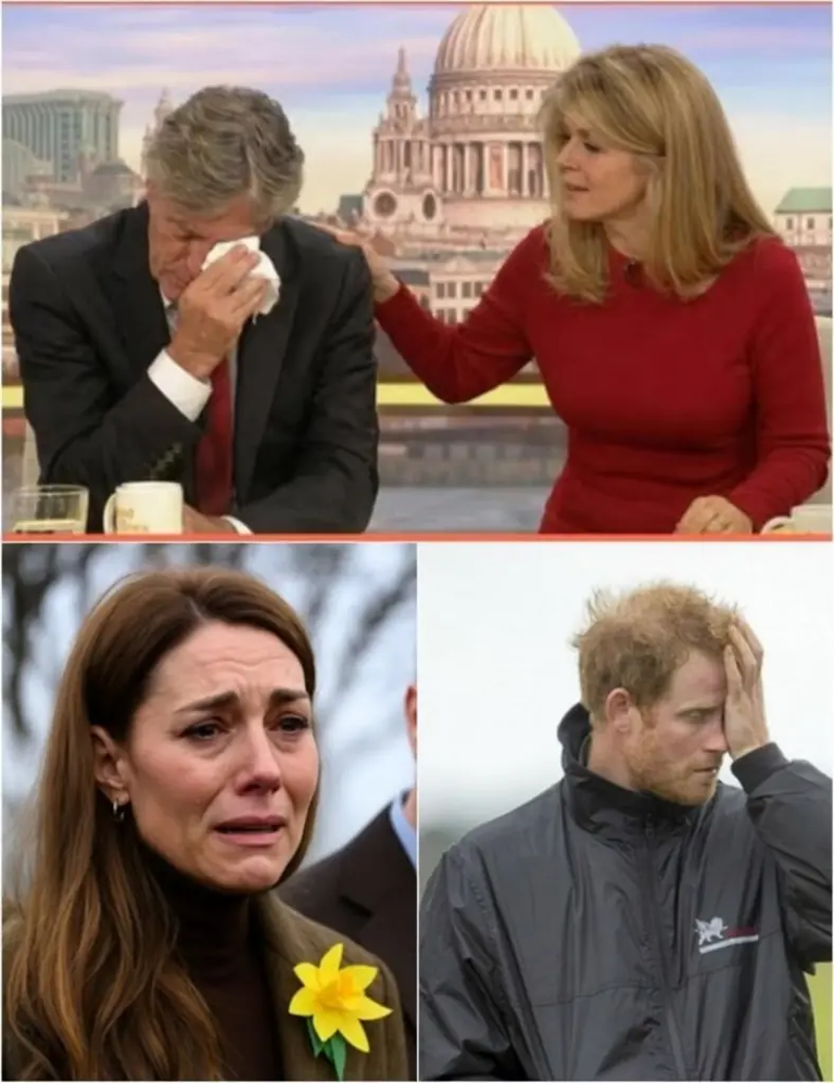 “We are heartbroken to bring you this…” The host of Good Morning Britain broke down in tears, halting the broadcast to deliver a shocking update to the entire Royal Family. A devastating tragedy has unfolded — Catherine was seen in tears, while Prince Harry rushed back to the Palace. Fighting emotion, the presenter whispered: “It’s too heartbreaking… Camilla…”