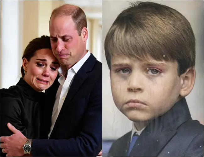 “It’s worse than you think…” Prince William whispered as he held Princess Kate tightly in the hospital corridor, both of them shaking as tragedy crashed over the royal family. Reporters swarmed outside, desperate to know whether the news would bring hope — or heartbreak. Through trembling lips, Princess Kate finally spoke: “The secret about young Prince Louis… it’s all true.”