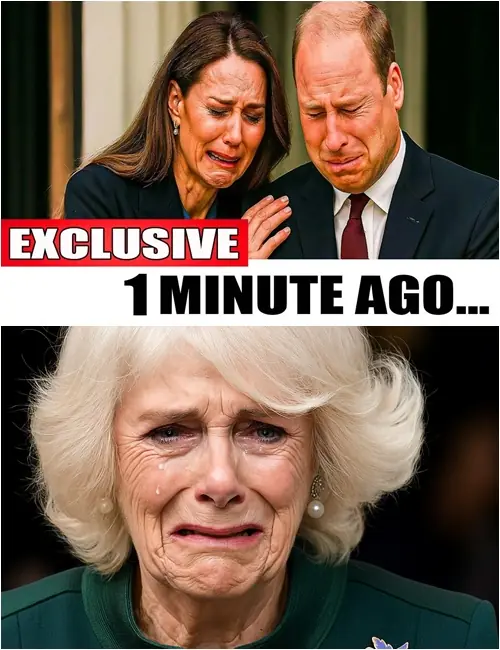 1-MINUTE TRAGEDY ! Camilla breaks down, announcing heartbreaking news from Christmas night. William leans on his wife in grief. The Palace raises a white flag: “Thank you for your sympathy… a member of the royal family…”