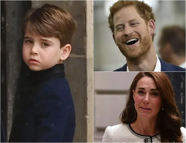 CONGRATULATIONS, HARRY! The Palace confirms the 10-year-hidden DNA secret of Prince Louis. Prince William lowered his head in tears — while Prince Harry burst out laughing in disbelief: “Oh my… this is incredible — it turns out Louis is actually…”