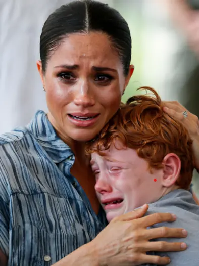 5 Minutes Ago! Meghan Markle, shaking with fear, ran into a police station to announce tragic news that shattered the room: ‘Harry, my husband, has…’”