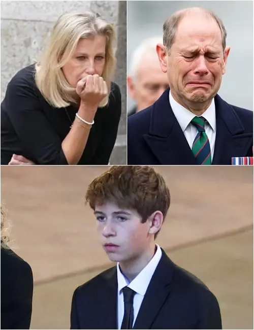 15 MINUTES AGO! “Sophie, stay strong…” — Princess Anne consoles Prince Edward as sudden tragedy strikes. The long-buried truth about James, Sophie’s only son, is portrayed as finally exposed after 20 years of secrecy. Palace guard rumors are said to have been right all along — a tragedy hidden behind closed doors. Sophie confirms in tears: “My son…”