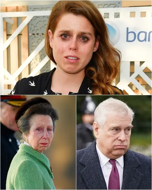 10 MINUTES AGO! Princess Beatrice, her eyes swollen from endless tears, rushed into the Palace with BAD NEWS about Prince Andrew .Princess Anne called an emergency meeting Witnesses say Beatrice’s anguished scream pierced the night: ‘My father… oh God…’”