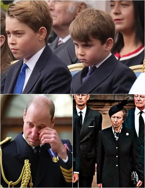 5 HOURS AGO! Darkness fell over Buckingham Palace as Princess Anne called an urgent midnight meeting of the princes — except Harry. In eerie silence, Andrew and Edward raised the flag of mourning. A monumental secret hidden for a year has finally come to light. Even Prince William could barely stand as he whispered through tears: “I’m sorry… Louis…”