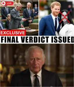 BREAKING: UK Parliament Votes to Exile Meghan Markle — Royal Crisis Explodes. King Charles breaks his silence, confirming Parliament’s vote. Meghan’s royal ties and privileges are stripped after months of pressure, in a decisive move to defend the monarchy’s legacy and stability.