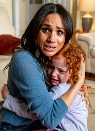 2 HOURS AGO! Meghan Markle collapses while holding daughter Lilibet during a live broadcast in the U.S., delivering HEARTBREAKING NEWS: “We’re so sorry… Harry, he…”