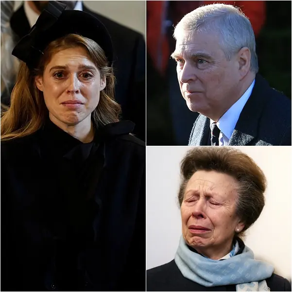 3 A.M.! Darkness engulfed Kensington Palace as Princess Beatrice rushed in, breathless, to deliver HEARTBREAKING news about Prince Andrew — yet no one seemed to care. The royals stood cold, the press indifferent. Only Princess Anne broke the silence, sobbing: ‘Oh brother, my dear brother…’”