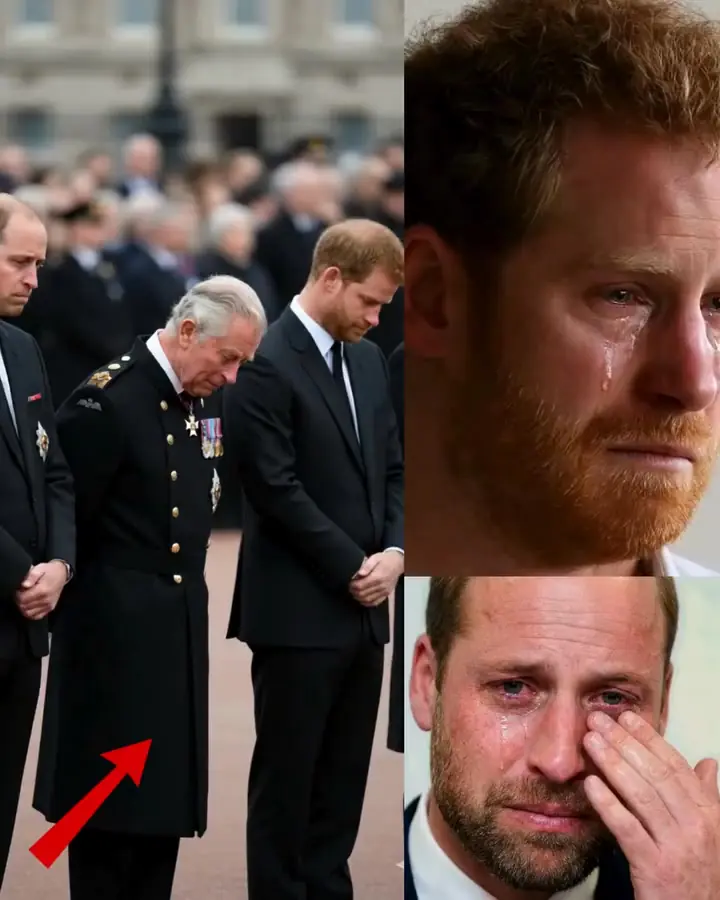 SHOCKING NEWS — JUST 1 MINUTE AGO! Prince William breaks down sobbing as he clutches Prince Harry, moments after doctors confirm devastating news. Buckingham Palace is plunged into silence, all media BLACKED OUT. Then, behind hospital walls, King Charles III collapses to the ground, his anguished cry tearing the night: “My son… oh Lord…”