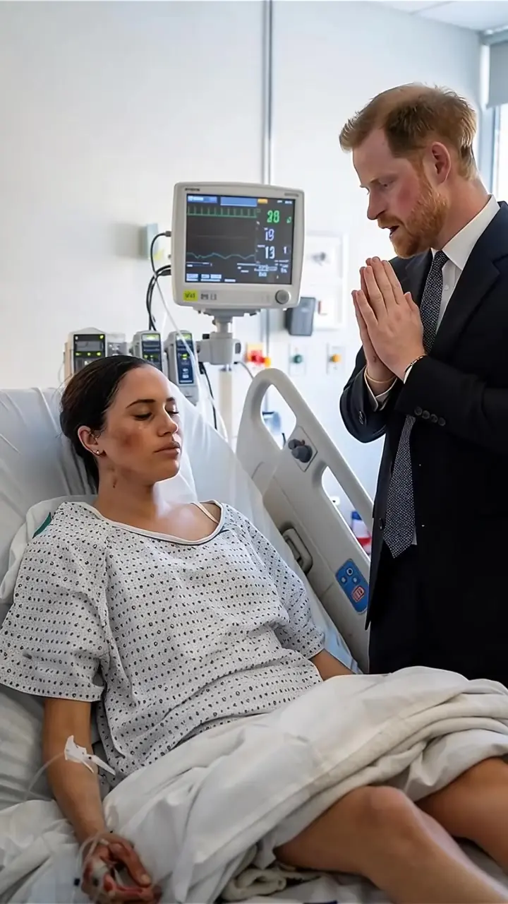 “Save my wife…” – Prince Harry was devastated when he received the news that Meghan Markle had a tumor similar to Kate’s